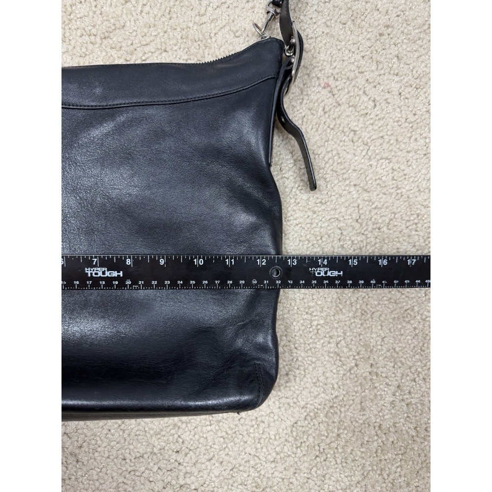Vtg COACH Legacy Slim 9188 Black Leather Crossbody Shoulder Bag Purse Classic - Picture 10 of 12